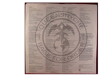 Amazon.co.jp: QUEENSRYCHE - RAGE FOR ORDER - LP VINYL: ミュージック