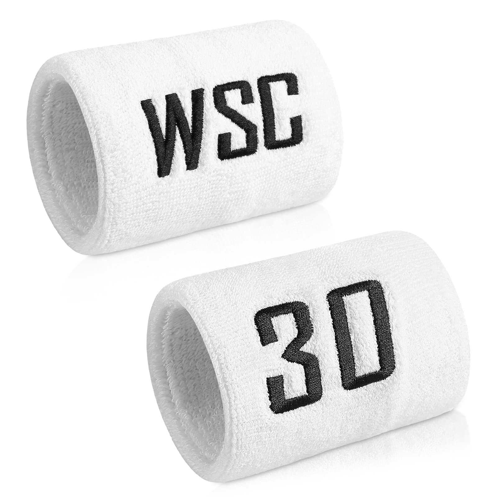 GongSi Custom Personalized Wrist Sweatband , Custom Embroidered with Letters Wristband ,Sports Gift for Man and Woman ?Protect The Tennis, Basketball, Running, Gym, Working Out (2 Pieces)