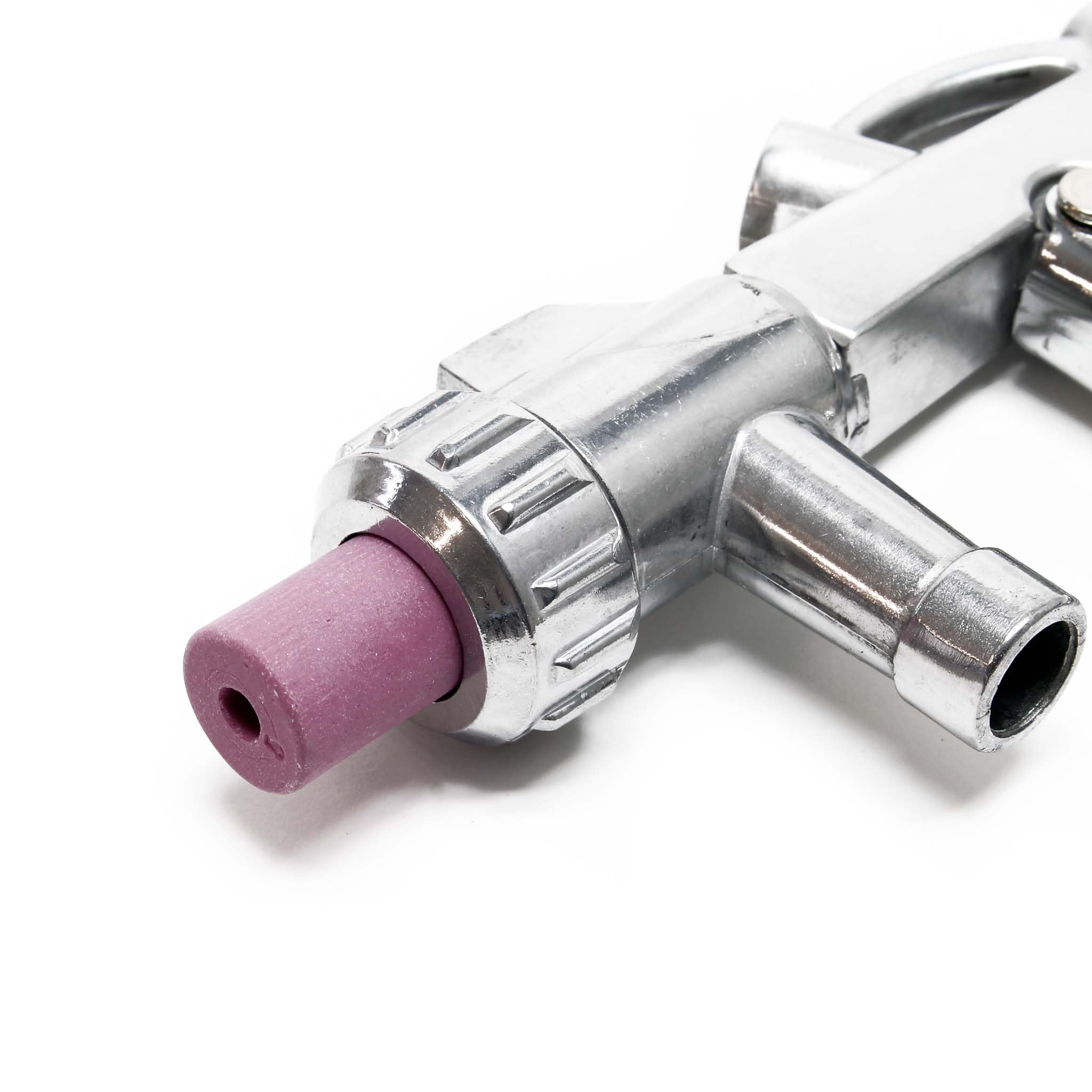 Wiltec Pistola sabbiatrice con 4 ugelli 4/5/6/7mm, 2-8 bar, per sabbiatura ad aria compressa