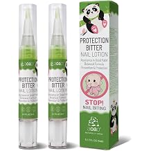 AOAO Nail Biting for Kids Stop Thumb Sucking, Safely Help Baby Stop Sucking Thumbs & Biting Nails, No More Fingers in Mouth, Bitter Taste Nail Care Pen for Children 5ml/0.17fl.oz 2Pack
