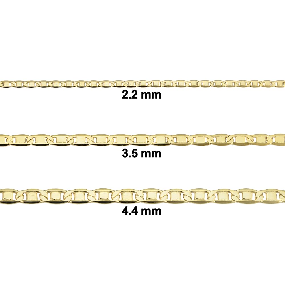 Kooljewelry 14k イエローゴールド 0.8mm ダイヤモンドカット ケーブルチェーンネックレス Kooljewelry ソリッド14Kイエローゴールドまたはホワイトゴールド 0.8