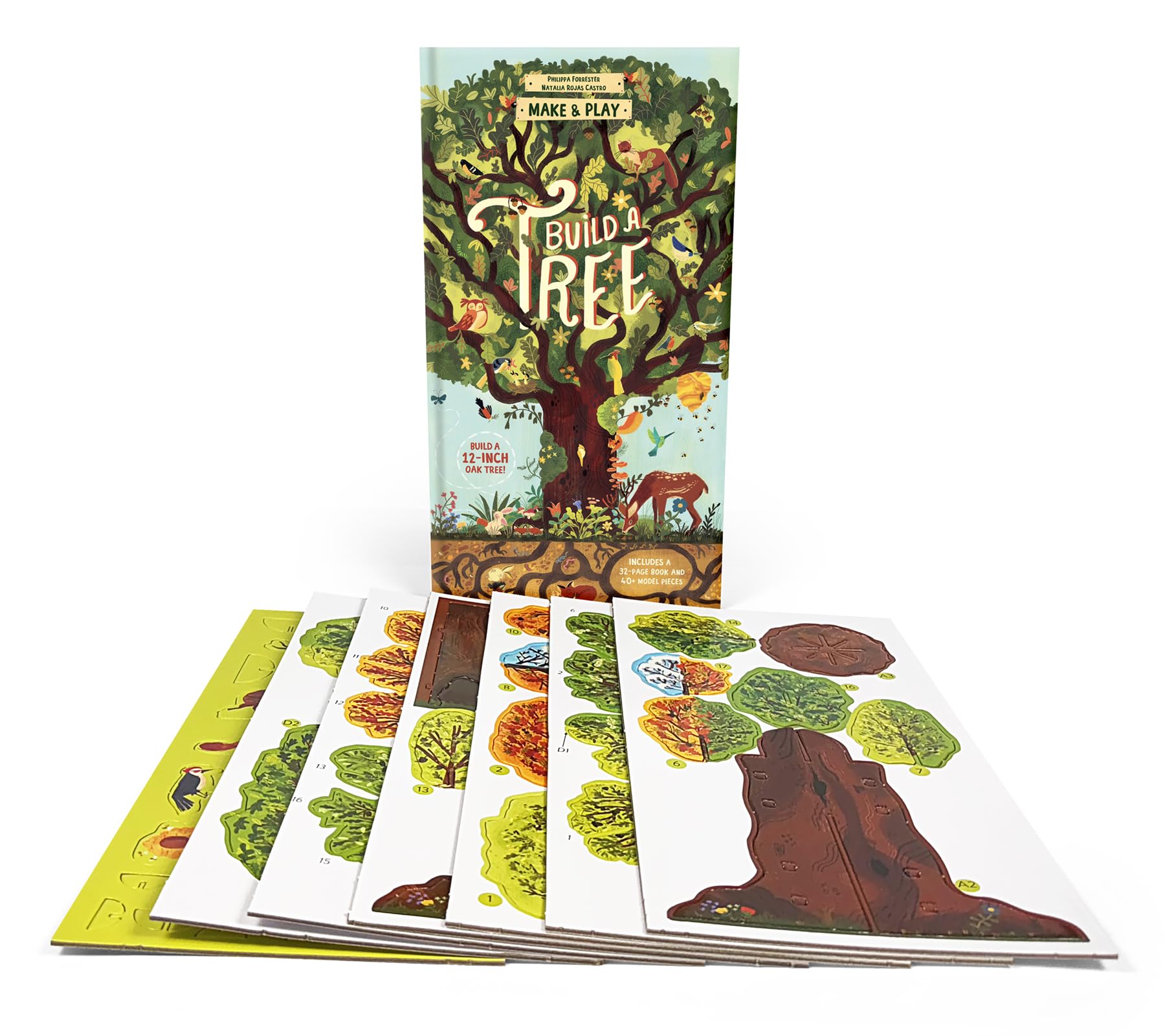 Make and Play: Build A Tree: Build a 30cm Oak Tree! Includes a 32-page Book and 40+ Model Pieces