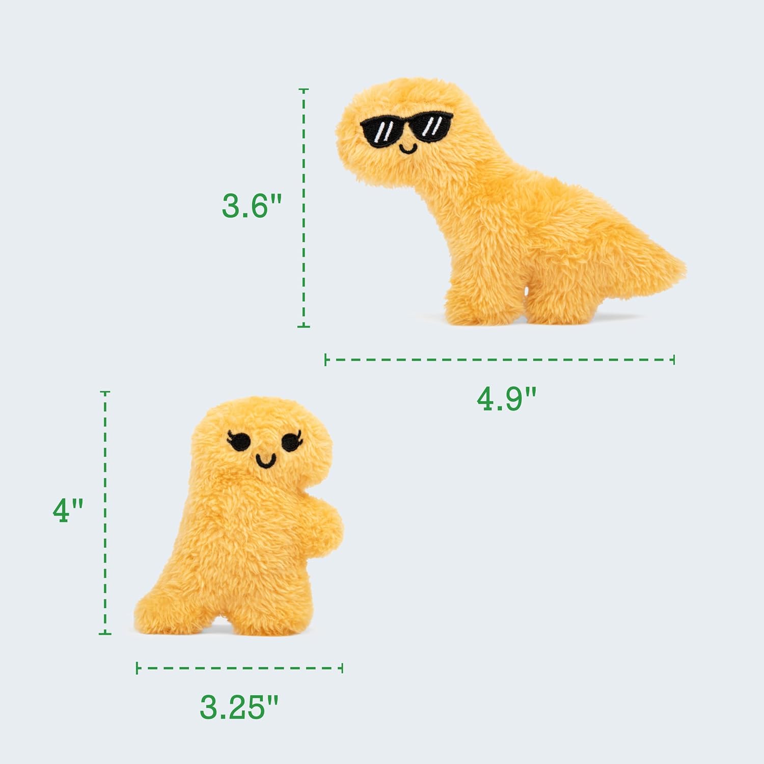 Emotional Support Dino Nuggies by Relatable, Cuddly Stuffed Animals and Dinosaur Toys, Great Gift Ideas for Loved Ones of All Ages, Includes 5 Dinosaur Plushies with Carrying Basket