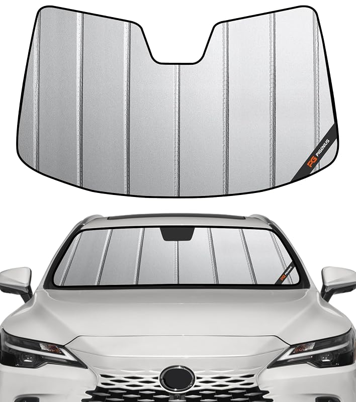 Protetor solar para para-brisa Pigenius para Lexus RX 2023-2026, cinza, SS443, 1 unidade