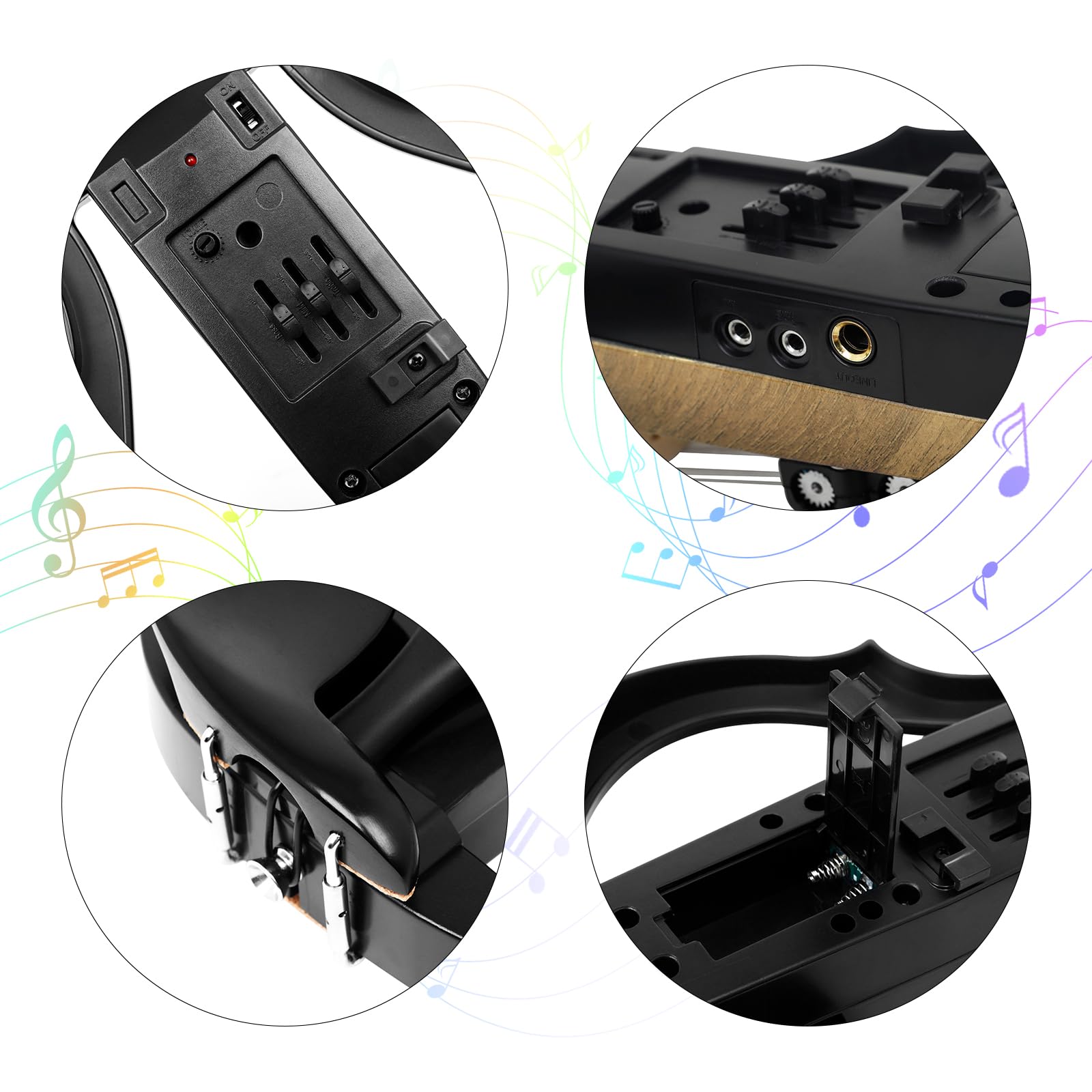 Amazon.co.jp: MYNVY IRIN 4/4 バイオリン フルサイズ セット カーボン