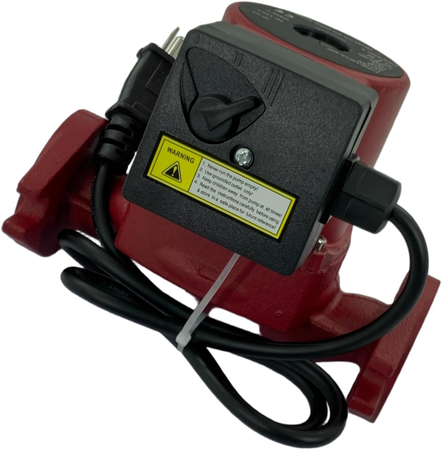 59896155 UP15-42F Recirculating Pump, 1/25 HP 115 V 60Hz 2 Pole Single Phase, Compatible with Grund-fos Circulator Pump, for Heating Systems and Others, SMALL RED