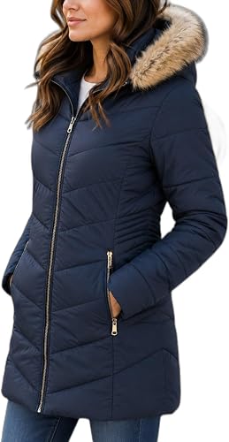 Womens Fur Hoody Jacket