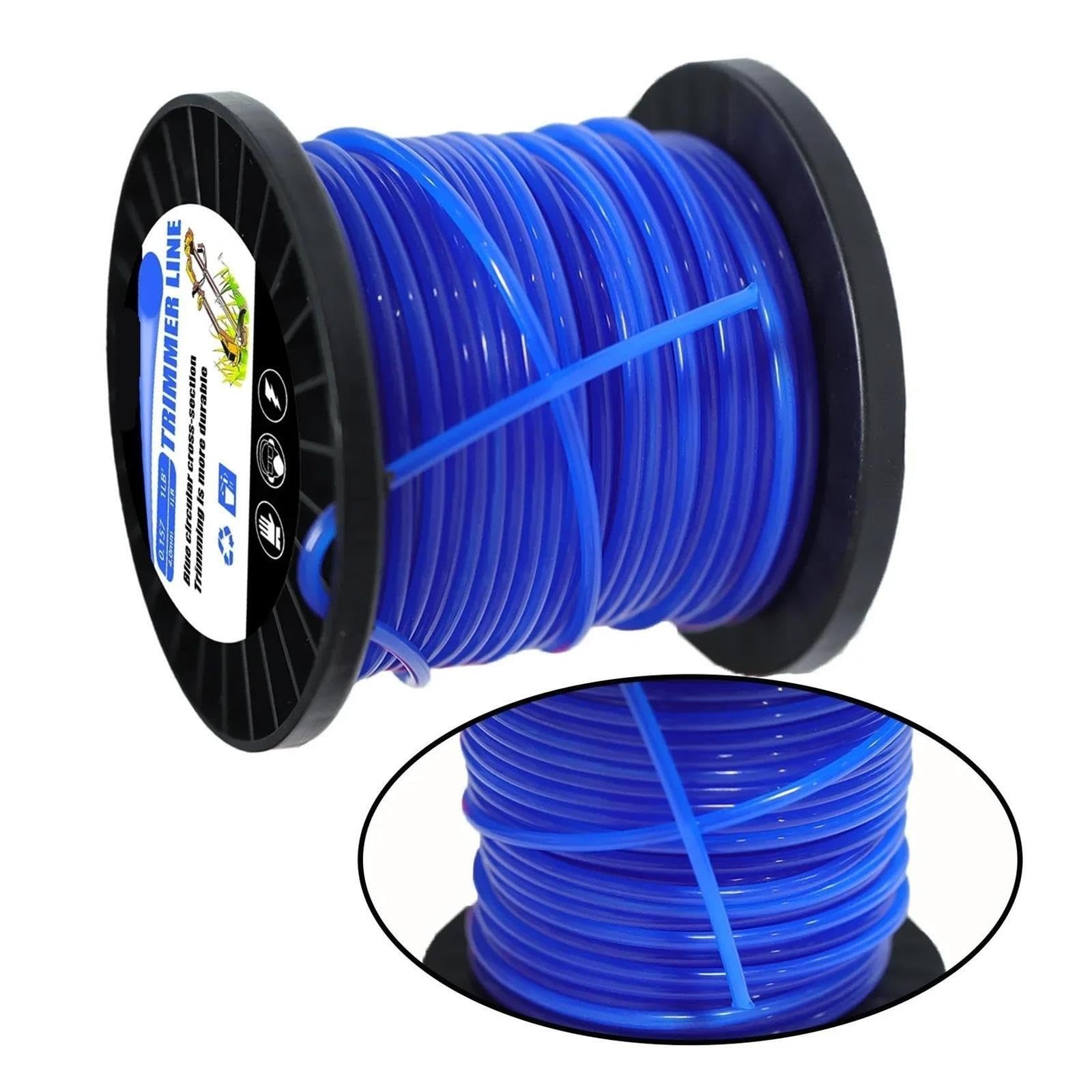 Cuerda cortadora de césped de Nailon de 2,4/2,7/3,0/4,0 mm