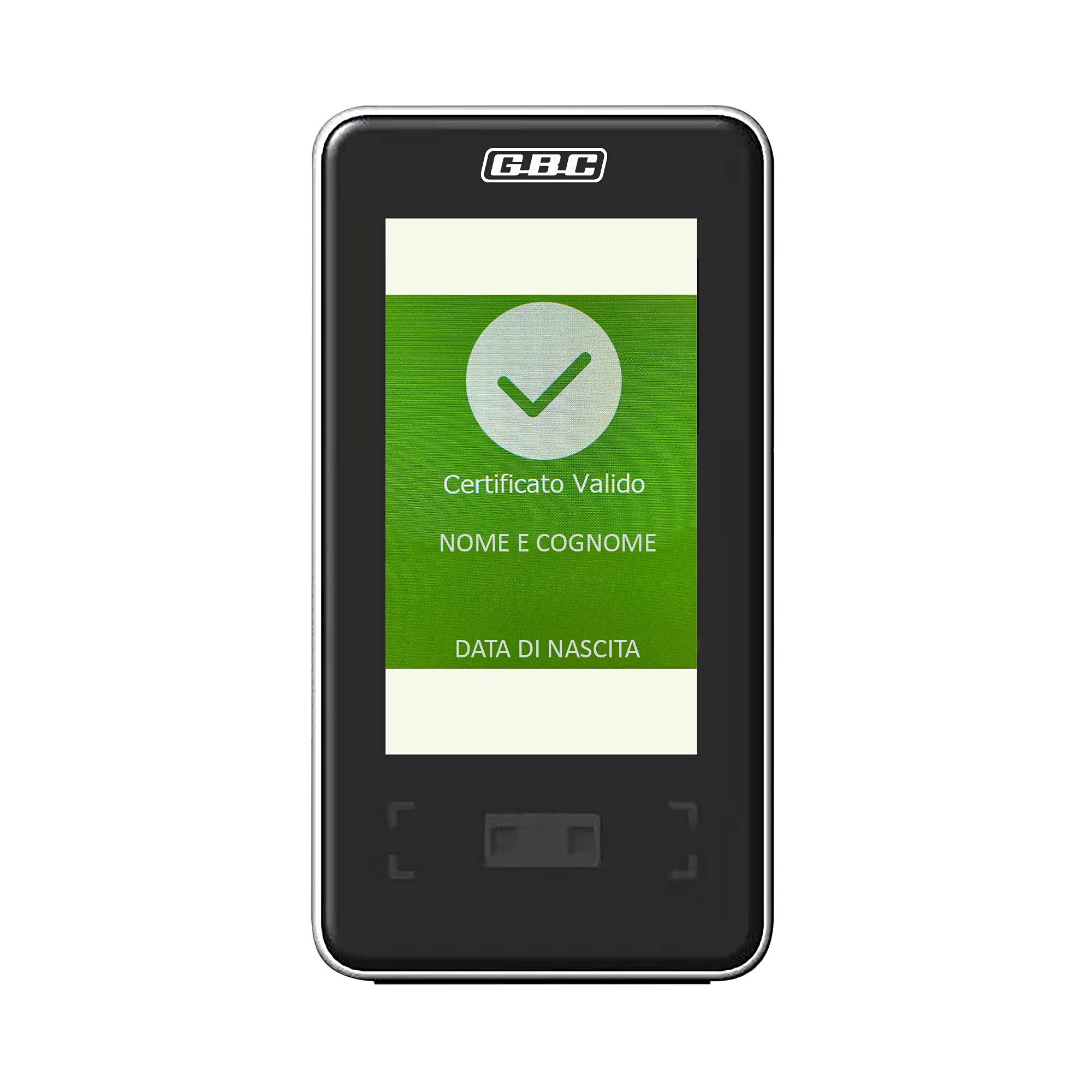 GreenPass Scan 5" - QR-Code-Player für Green Pass - Farbdisplay - Audio- und Video-Benachrichtigungen