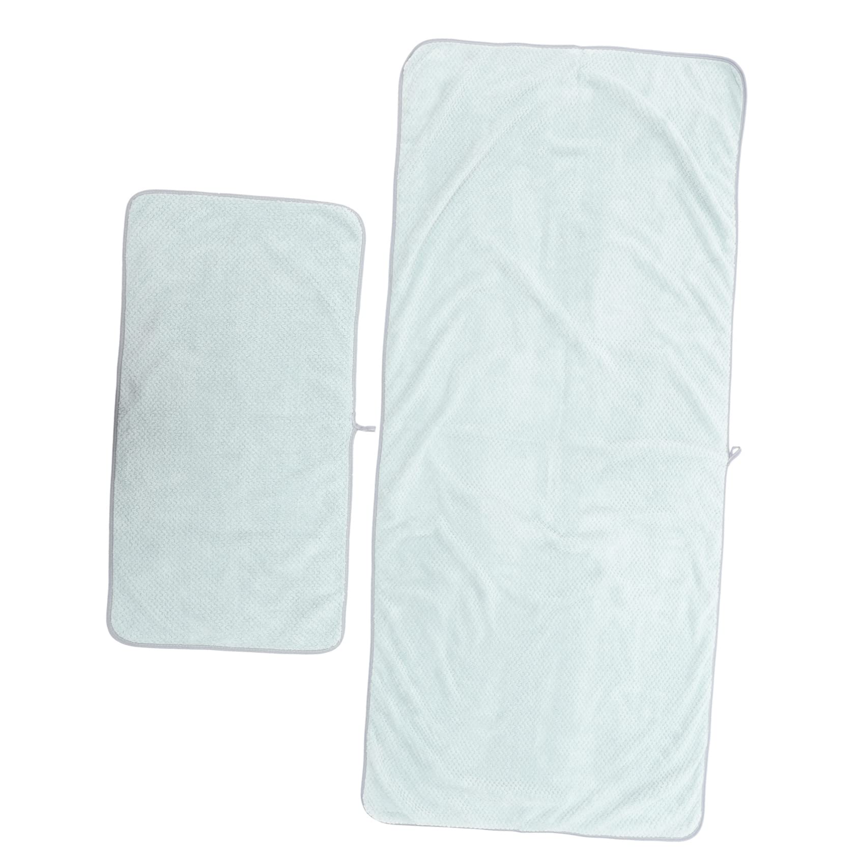 Serviettes de bain ultra absorbantes : lot WOONEKY en tissu épais haute performance