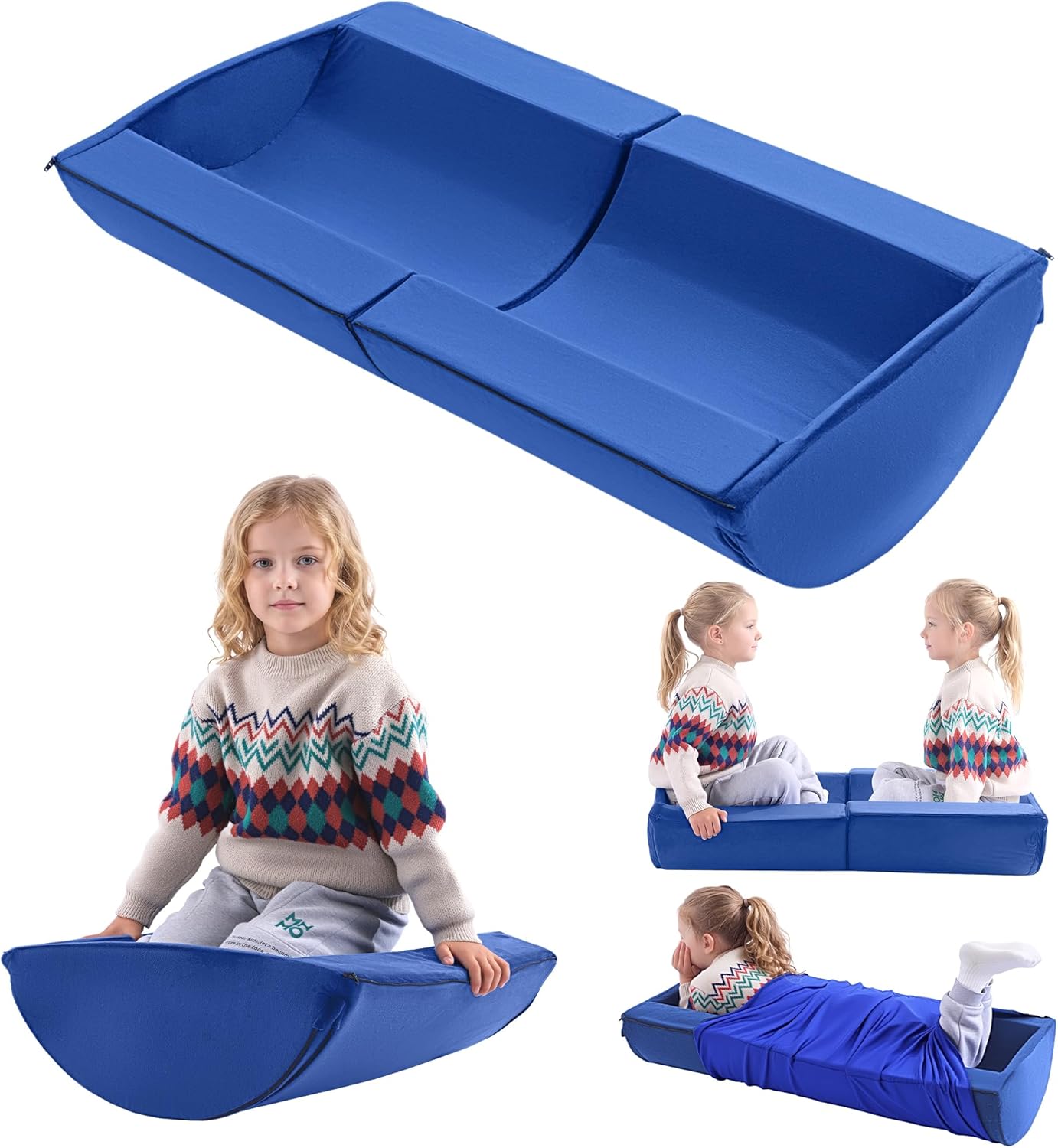 Amazon.com: BALAPET Sensory Rocker with Cover for Kids, Foam Soft Play ...