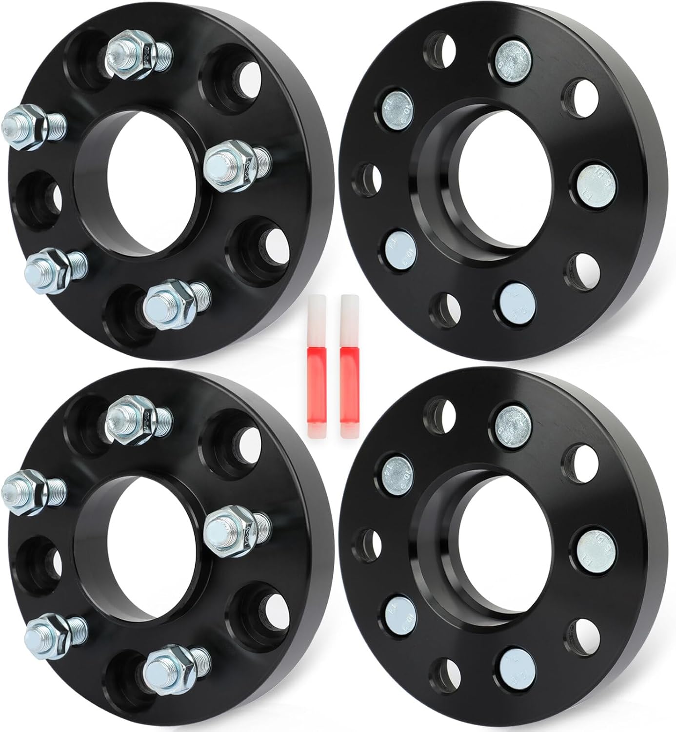 ECCPP 4PCS change bolt pattern from 5X5 to 5X4.5 Wheel Adapters Hub Centric Conversion 5x127 to 5x114.3 1 inch 5 Lug 1/2" 71.5mm hub for Jeep Grand Cherokee 1999-2010| for Jeep Wrangler JK 2007-2018
