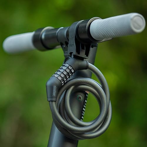 Miniatura 9 de Segway Ninebot - Candado de cable con contraseña para bicicletas y scooters, color negro
