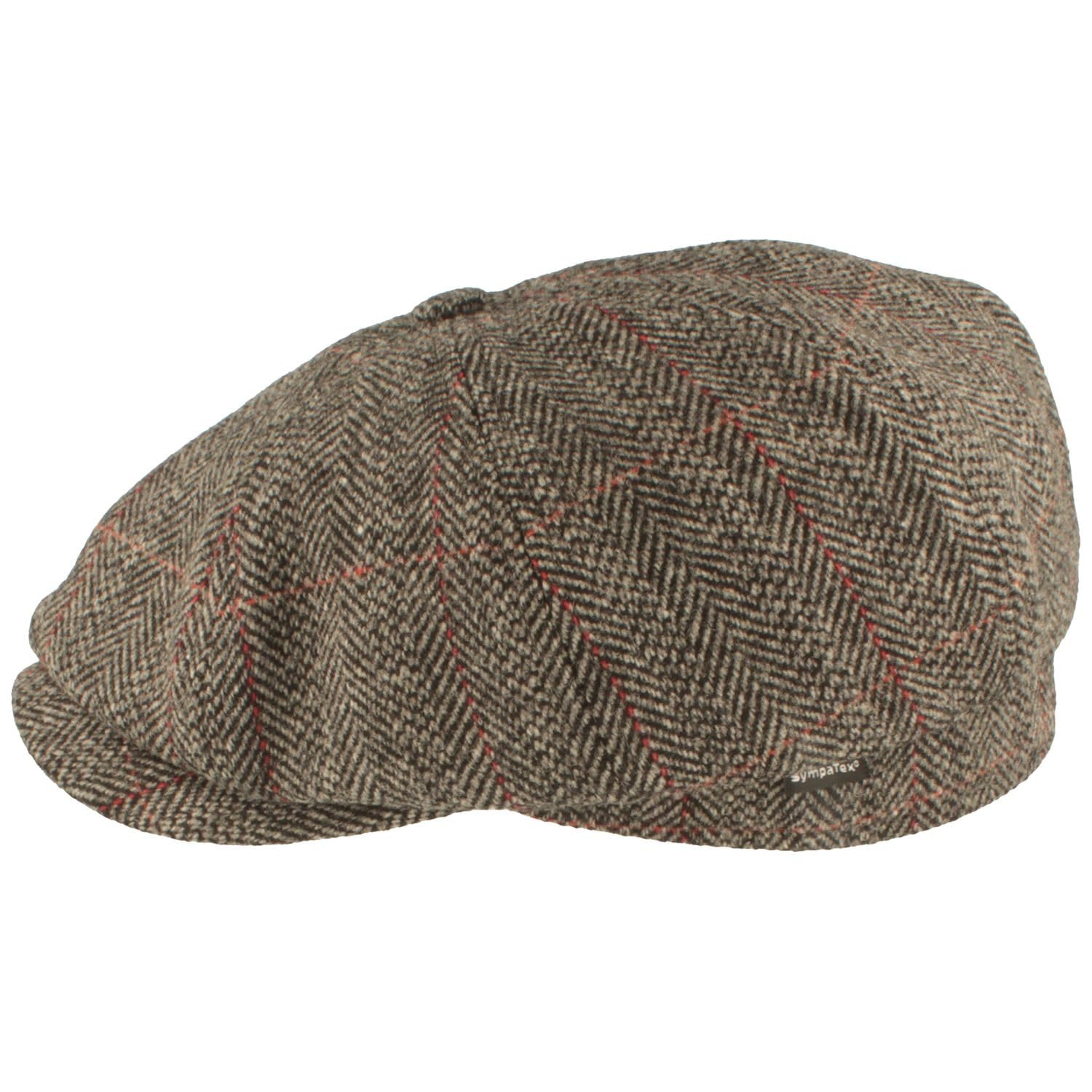 Breiter Gorro de invierno con membrana Sympatex y protección para las orejas plegable, 8 piezas, de lana, 61, Antracita Con Dibujos, 61