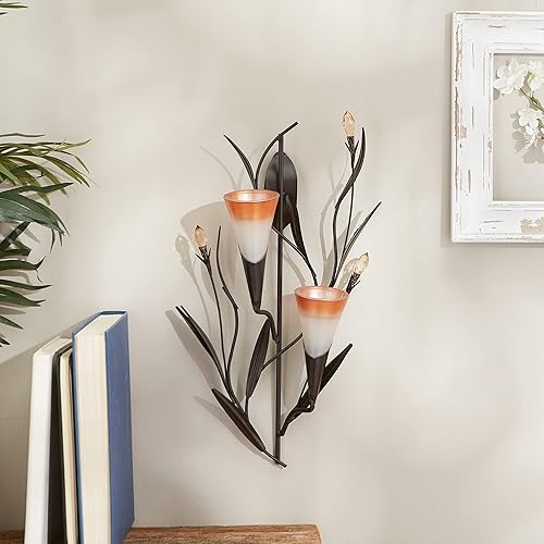 Miniatura 5 de Lámpara de pared con vela de lirios del atardecer Zingz and Thingz