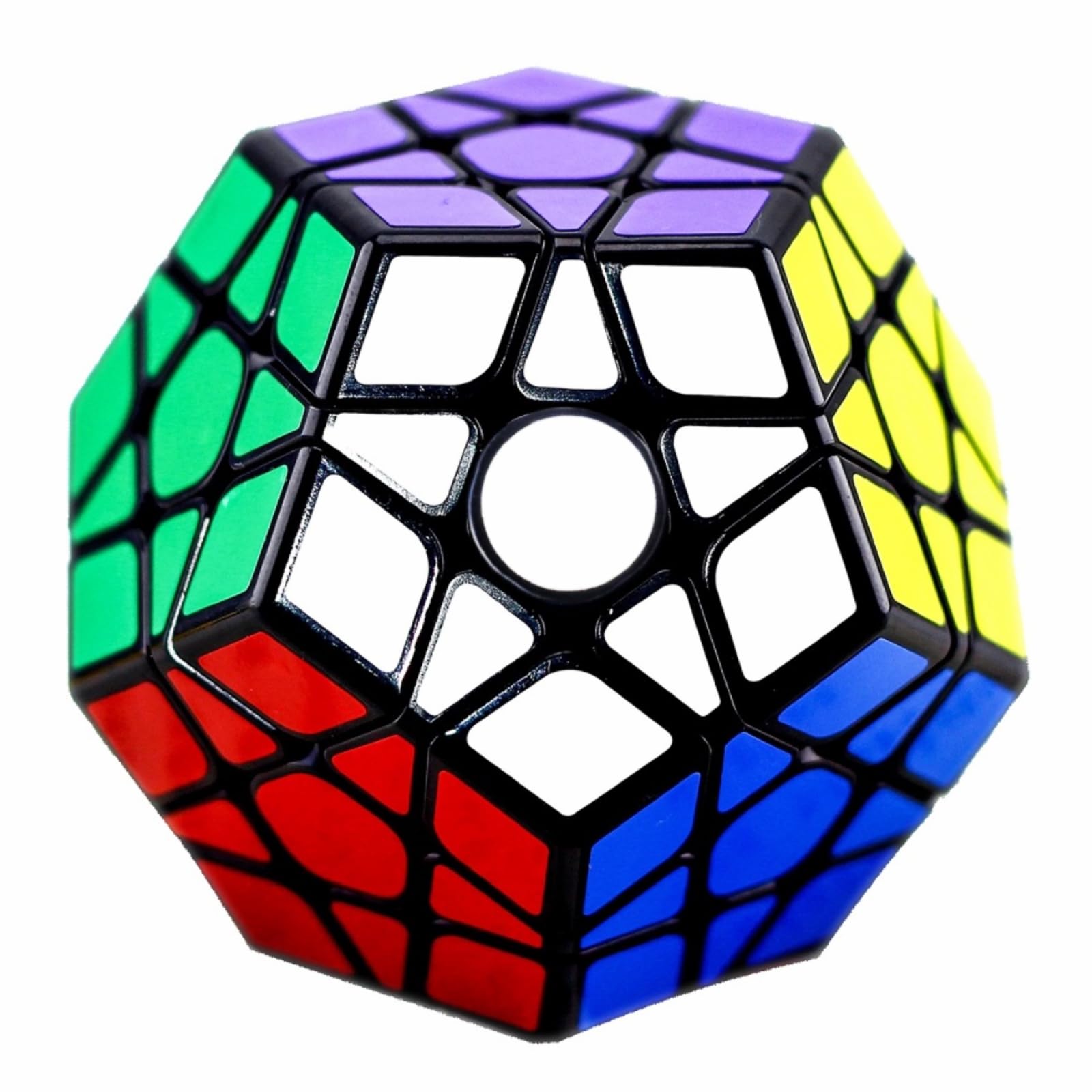 Megaminx Speed Cube, 3x3x3 Pentagonal Speed Cube Dodecahedron Magic Cube Puzzle Black