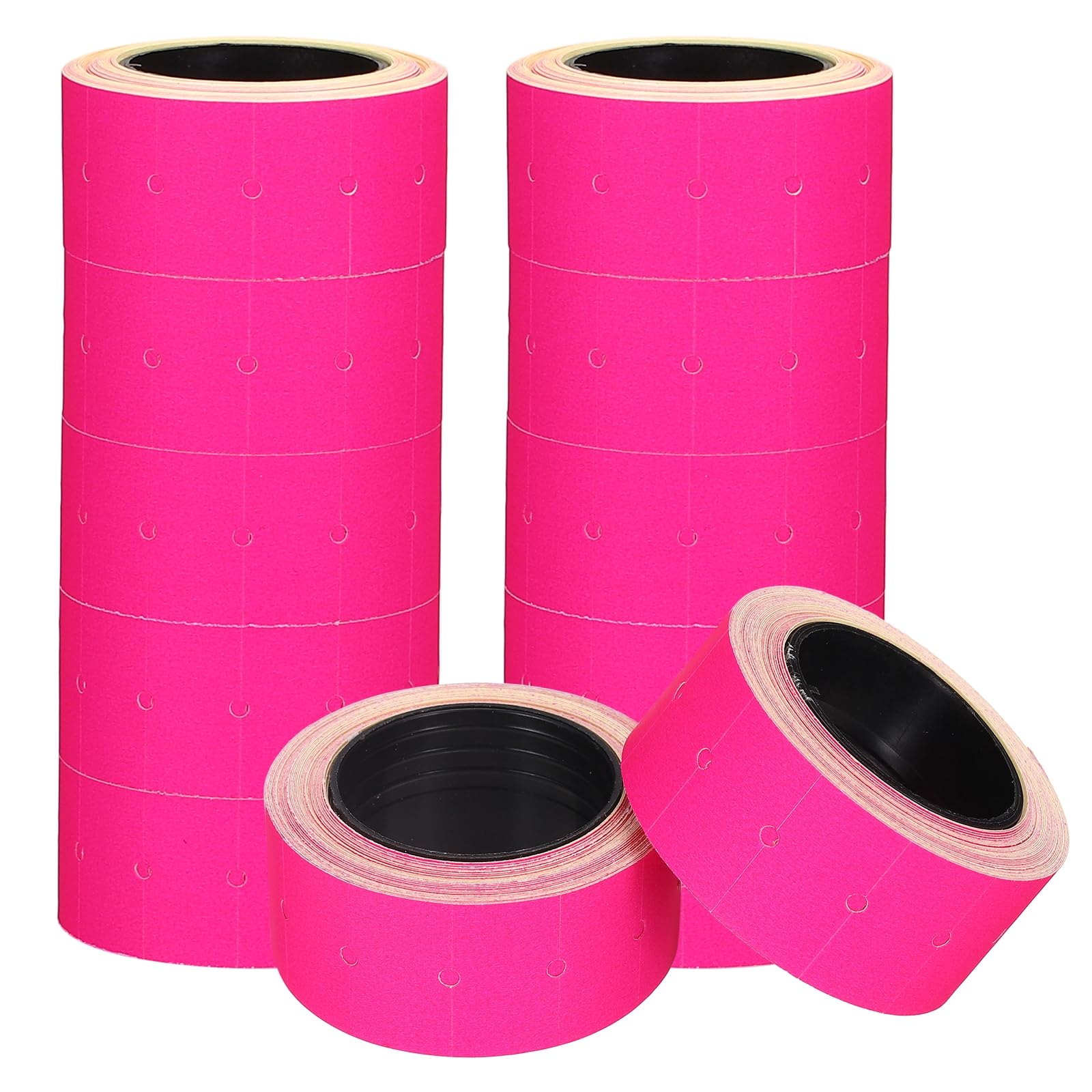 PATIKIL Price Gun Labels for Mx-5500, (10 Roll 4000Pcs, Rose Red), Sticky Price Marker Label Stickers Blank Tag Stickers, Suit for - Retail Shop Office