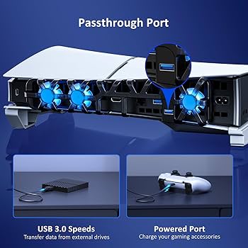 Amazon.com: NexiGo PS5 Slim Horizontal Stand with Silent