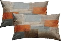 Vista 25 de Britimes Fundas de almohada modernas para decoración del hogar, 18 x 18 pulgadas, juego de 2 fundas de almohada decorativas, fundas de almohada