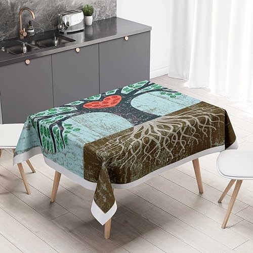 Mantel vectorial para mesa de 4 sillas, mantel de camping a prueba de polvo, resistente a las arrugas, 52 x 70 pulgadas disponible en Yaxa Costa Rica
