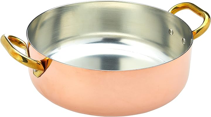 Paiolo In Rame Agnelli 20cm Con Manico Legno - Per Cucina Professionale E Casa - Foto 4