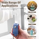 ASTIMESA 4 Pieces Hand Sanitizer Keychain 1 oz/30 ml Refillable Empty Bottle, Hand Sanitizer Holder Keychain