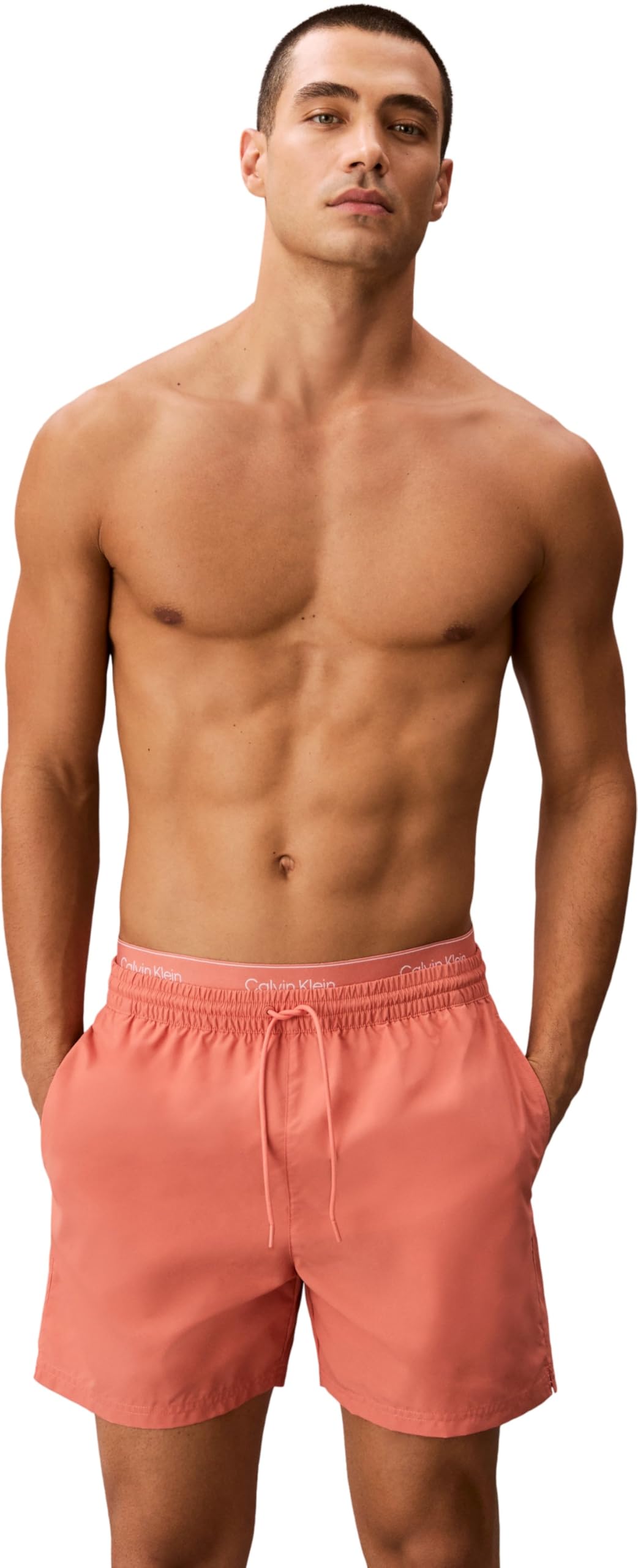 Calvin Klein Herren Medium Drawstring Lv00n61023 Badehose (1er Pack)