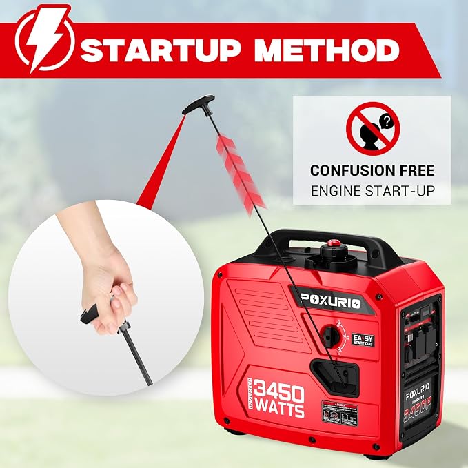 Generador Inversor Portátil 3450W para Camping y RV miniatura 4