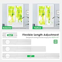 Vista 5 de VIVOSUN Window Vent Kit, Portable AC Window Seal Kit, Fit with 4”/6” Ducting & 5.9” Hose for Sliding Window, Adjustable AC Vent Kit for Duct Fans