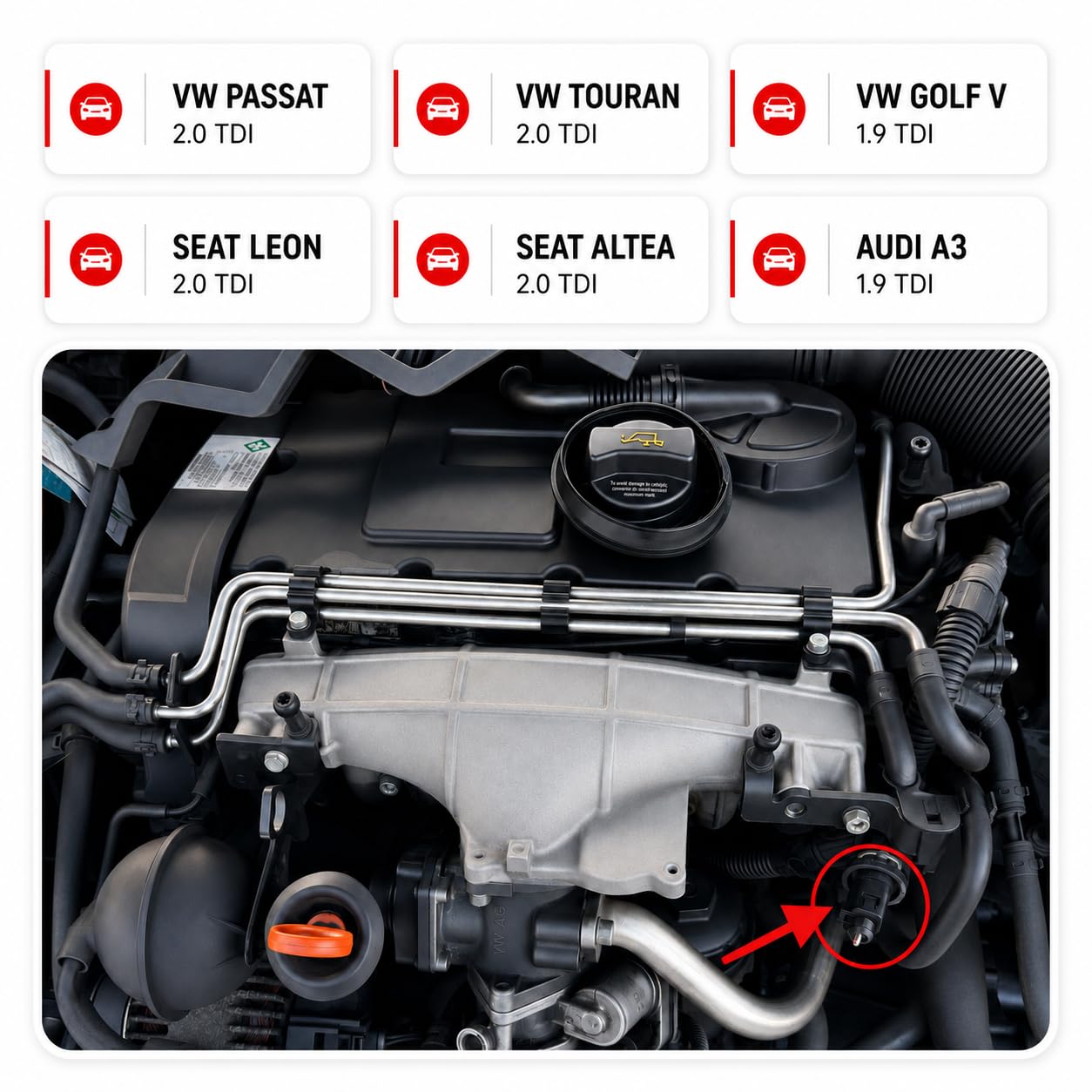 ChipPower Chip de Potencia PDd al coche para Volkswagen Multivan T5 Mk5 V 2.5 TDI 128 kW 174 CV 2003-2015 Tuning Box Diesel ChipBox Más Potencia del Coche y Menor Consumo de Combustible | ¡Hasta un 30% más de potencia para VW Diesel Inyector-Bomba! Montaj