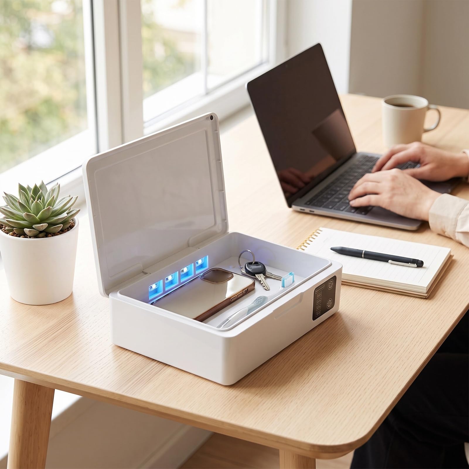 Luocute UV Handy Desinfektionsbox, UV Reinigungsbox, 3 Minuten for Geräte