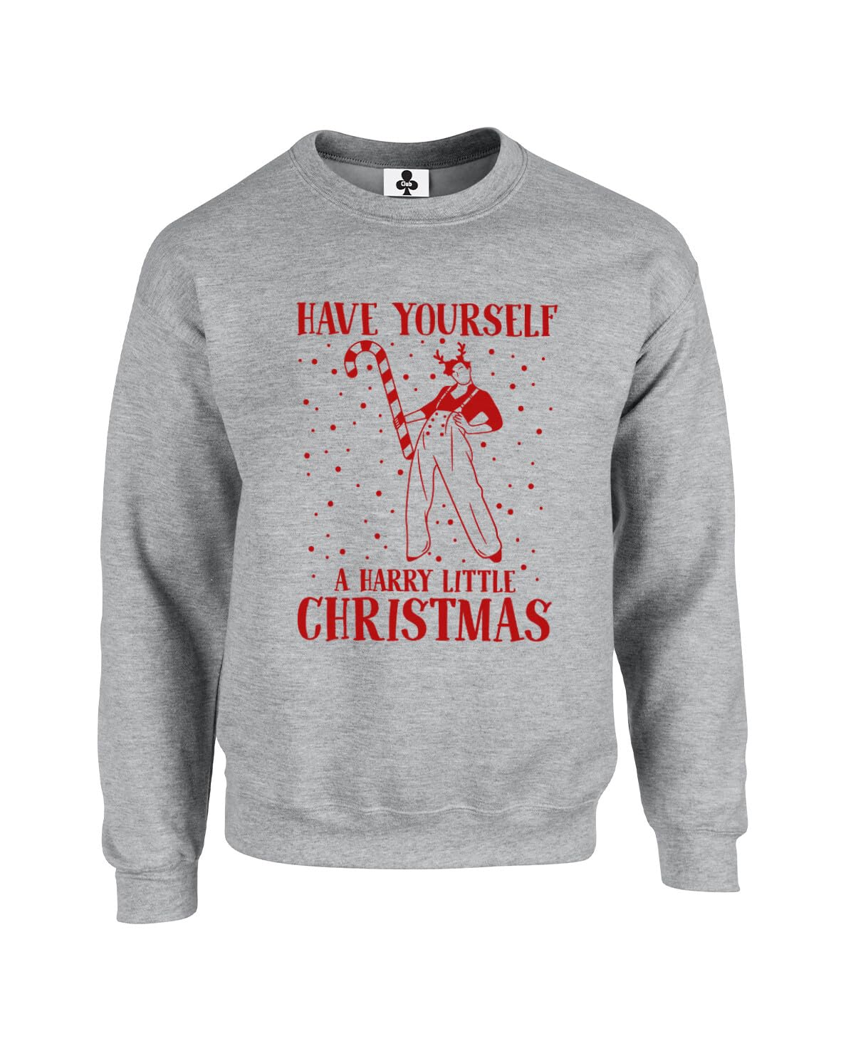Taylor Brown have yourself a harry little christmas xmas Unisex Funny Adults Sweatshirt Jumper Heather Grey