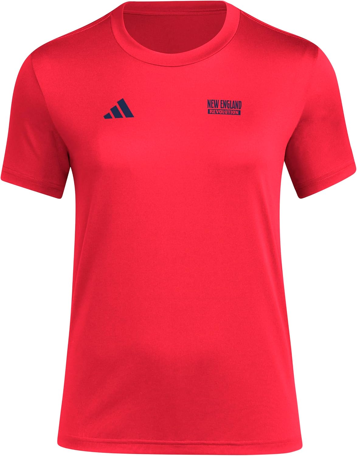 adidas Women's New England Revolution Local Warp Pre-Game Short Sleeve T-Shirt
