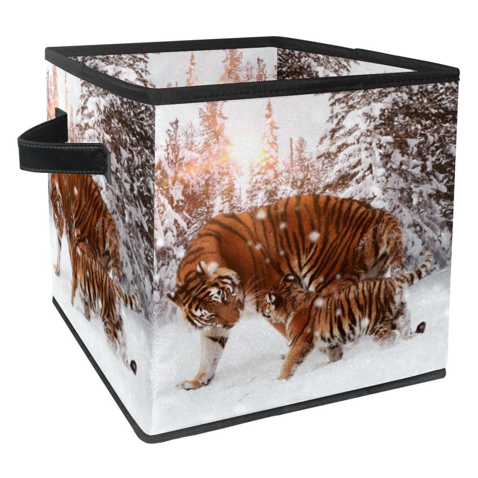 Boîte de rangement pliable tigre pour optimiser le placard et organiser les chambres d'enfant