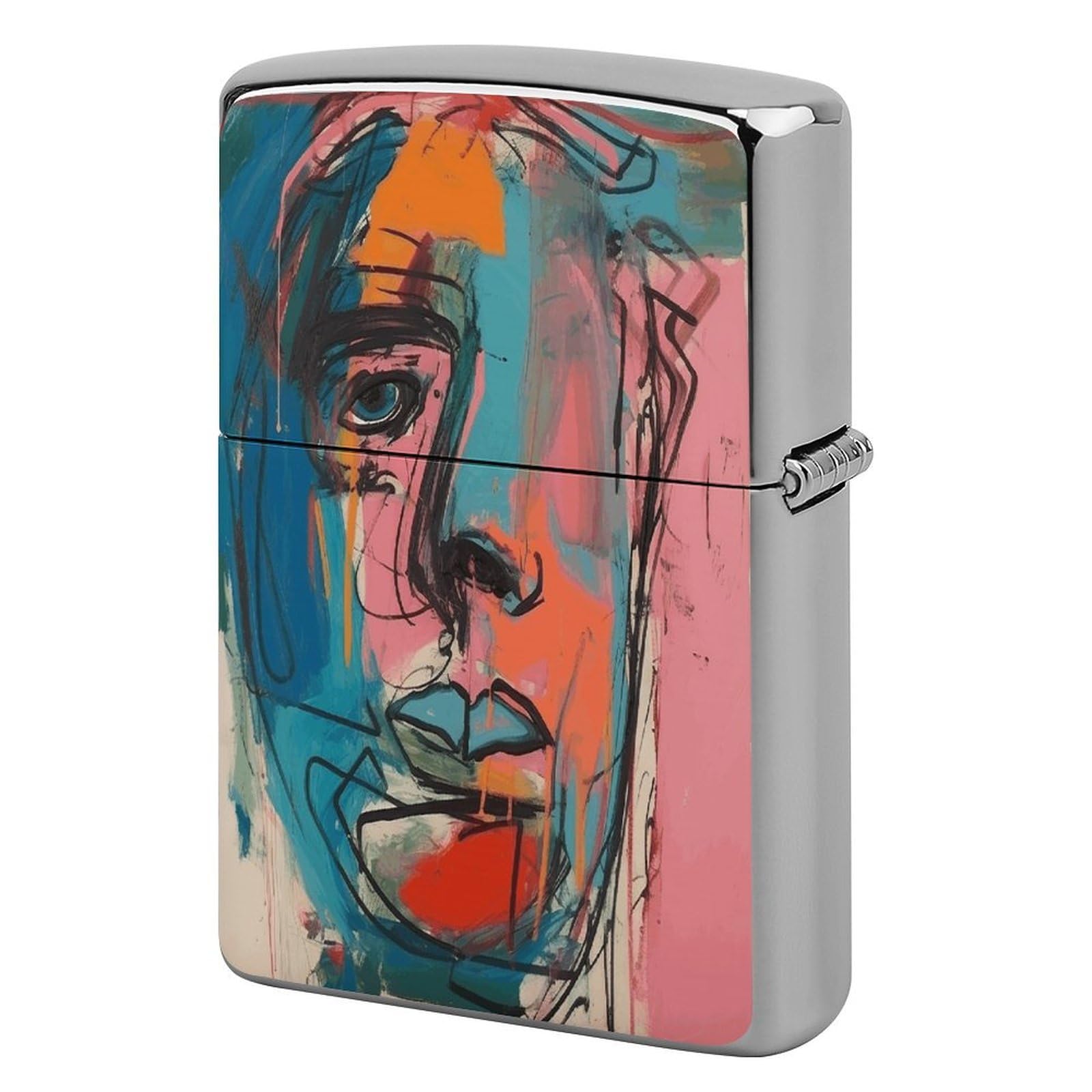 Fodpand Style Face And Color Metal Lighter Case Cover Lighter Sleeve