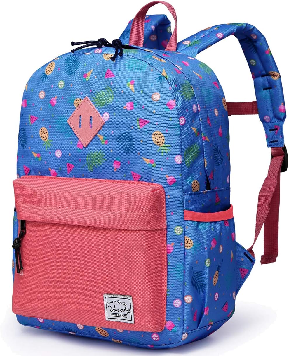 Kids School Backpack Rucksack for Boys Girls Children's Toddler Backpack Kindergarten Book Bag with Chest Buckle