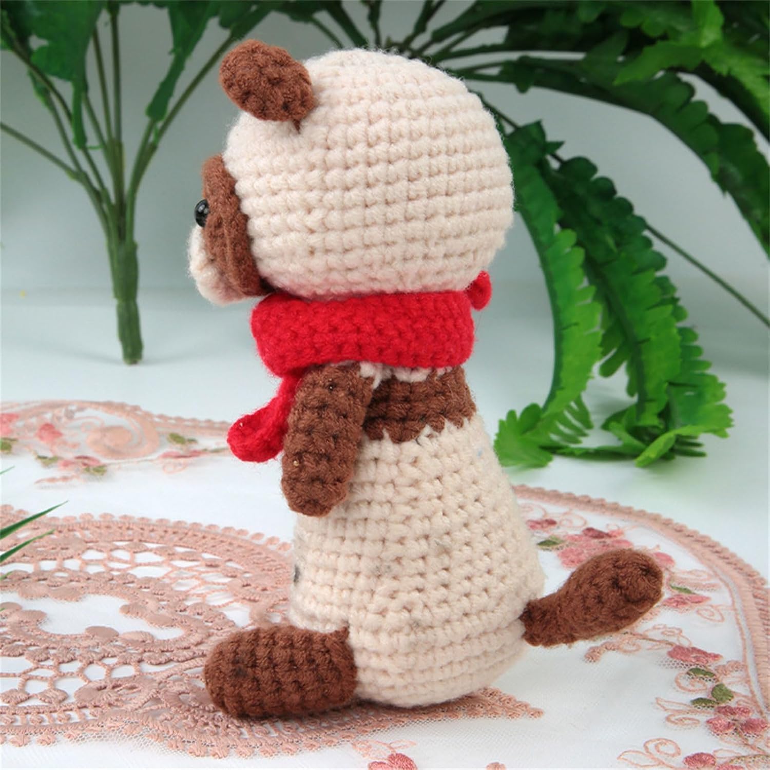Pjeghbvop Kits Starter Pack with Yarn Balls, Crochet Accessories Animal, for Beginners Knitting Tools Set