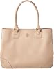 Tory Burch Robinson Shopper Tote Bag Dark Sahara (pale Pink) Medium Saffiano Leather Handbag