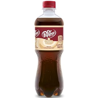 Dr Pepper - & Creme Soda, 16.9 Oz, 6 Pk