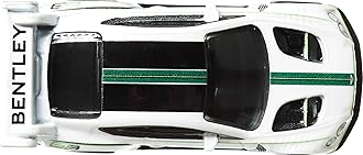 Hot Wheels HRV93 Car Culture Race Day 2018 Bentley Continental GT3 Vehicle Toy Minicar 3 Years Old White