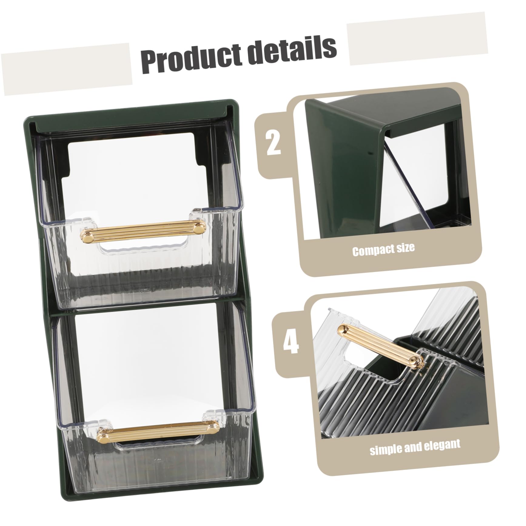 Zerodeko Organizador de Bolsas Café de Doble Capa para Almacenamiento Cocina y Oficina Estante Transparente para Espacio