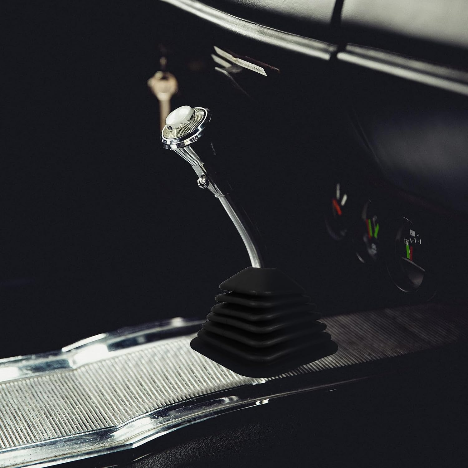 Steering Gear Shift Lever Cover Dustproof Boot Compatible with Kenworth, Shift Protector for Manual and Automatic Cars, Transmission Shifter Lever Dust Cover for Automotive