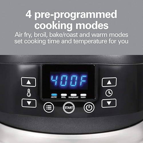 Miniatura 7 de Hamilton Beach Paquete de tapa programable de olla de cocción lenta y freidora de aire de 6 cuartos de galón