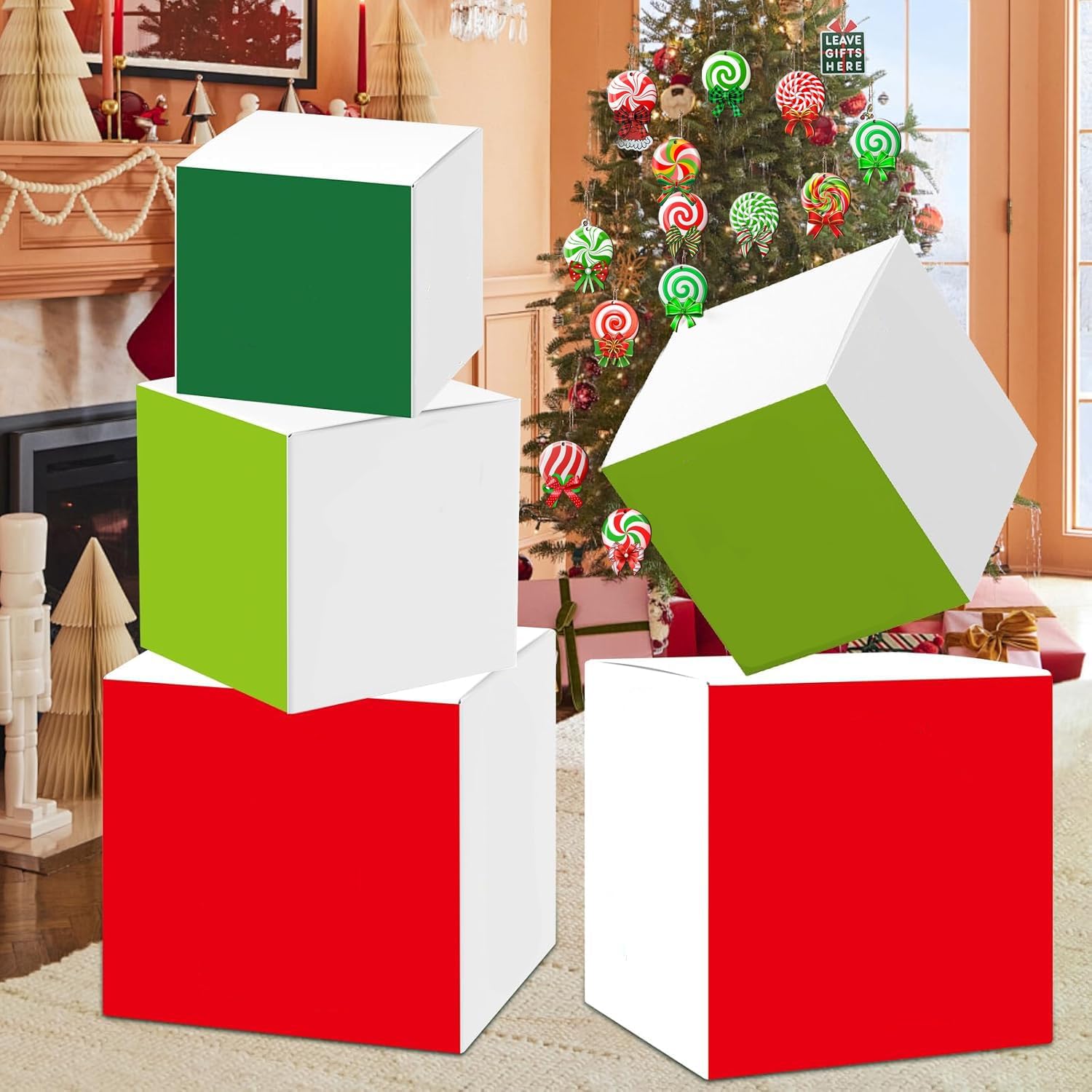 Amazon.com: WULHCO Christmas Tree Decorations Indoor, 3 Pack Christmas ...