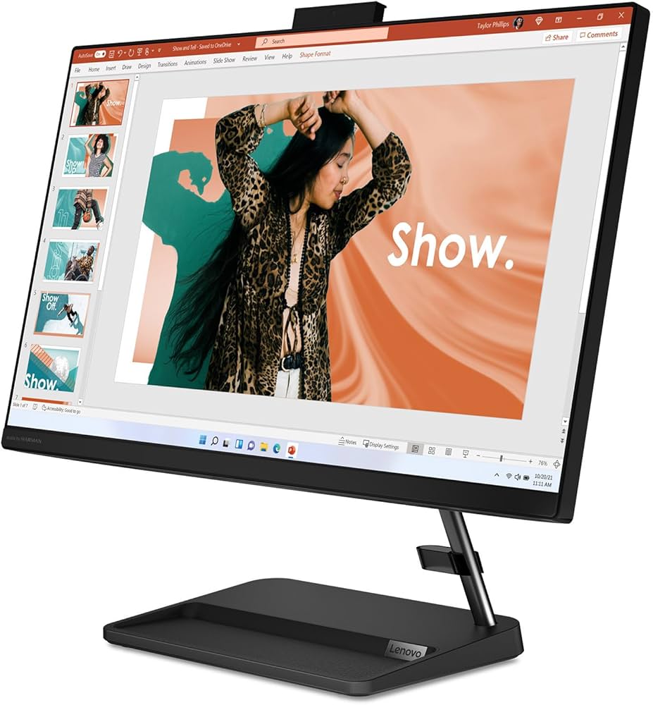 一体型パソコン LENOVO IdeaCentre AIO 3 24IAP7 Komputer Lenovo IdeaCentre AIO 3 24IAP7 23,8/i5/16GB/1TB/Win11