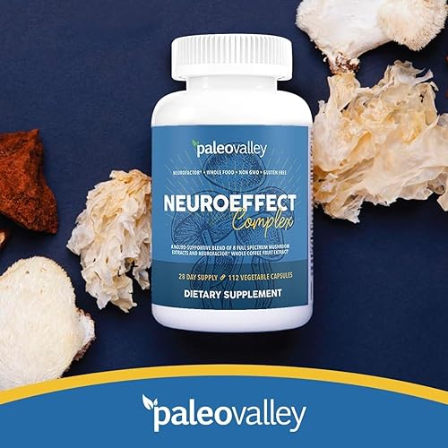 Miniatura 4 de Paleovalley NeuroEffect - Suplemento nutricional de café con hongos Neuro para concentración, memoria y apoyo energético - Suministro para 28 días -