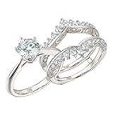 Vintage Wedding Ring Guard Enhancers Engagement Rings for Women Sterling Silver Size 5-12