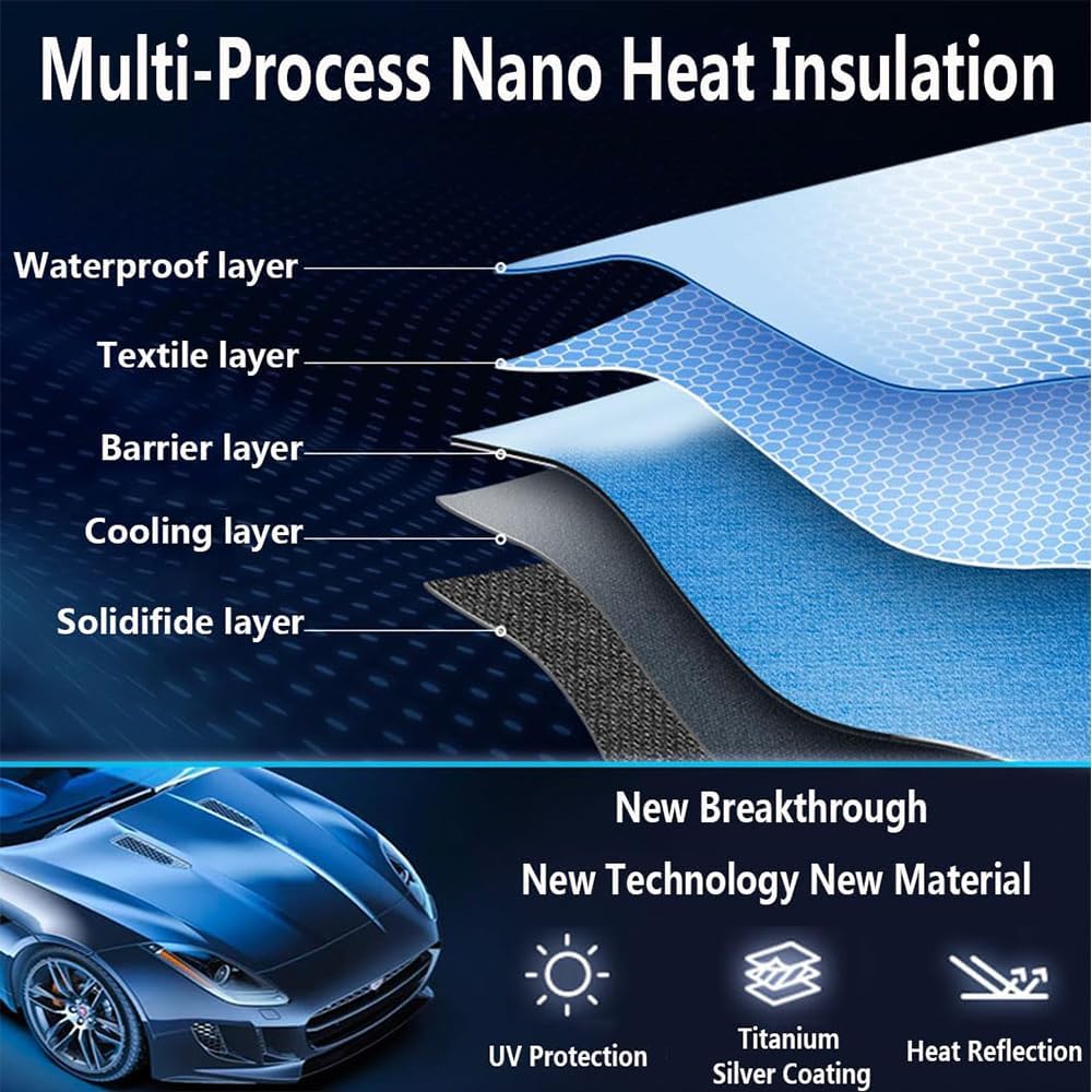 Car Sun Protection Windscreen for Mercedes Benz M Class ML W166 SUV ML 320/ML 350/ML 400 2012-2016 Foldable Car Parasol Front Windscreen Sun Protection Dust Protection Sun Visor