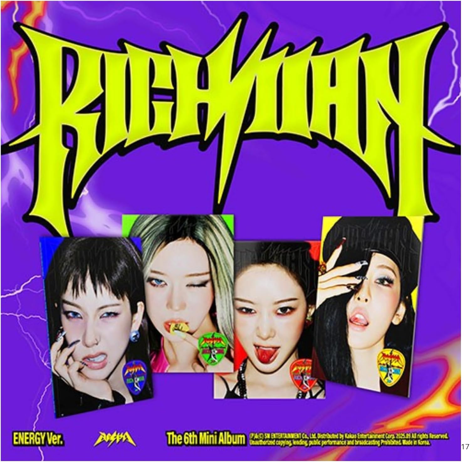aespa RICH MAN 6th Mini Album (ENERGY - KARINA Ver.)