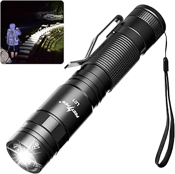 PEETPEN Rechargeable Flashlights,1500 High Lumens Tactical Flashlights,Pocket-Sized EDC FlashLight,Small LED Flash Light for Emergency,Rescue,Camping